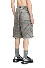 Track Denim bermudas with Oval D