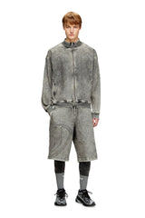 Track Denim bermudas with Oval D