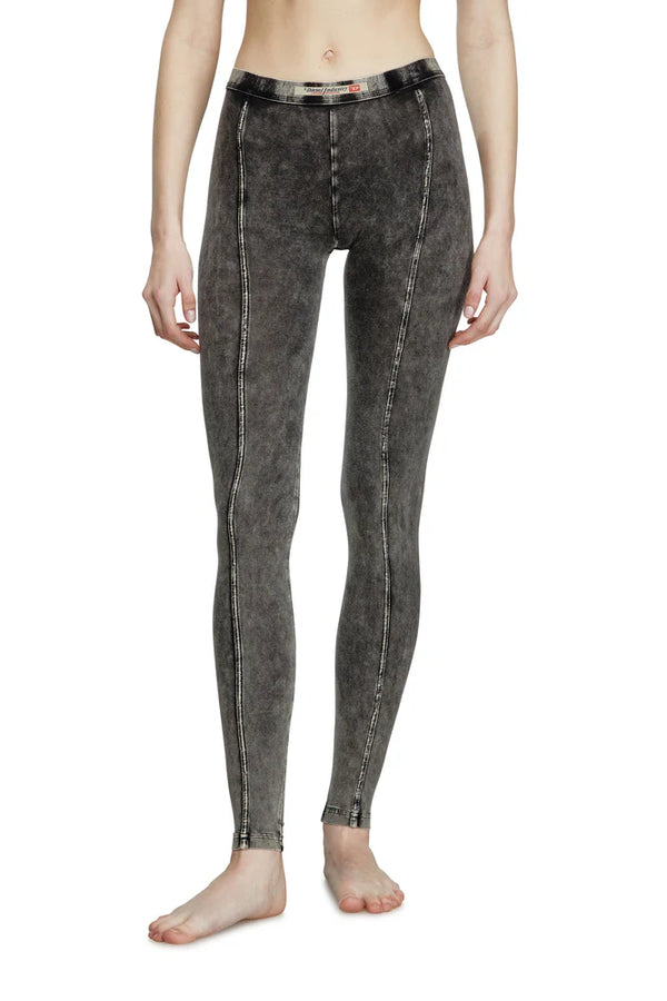 Jeggings in denim-effect jersey