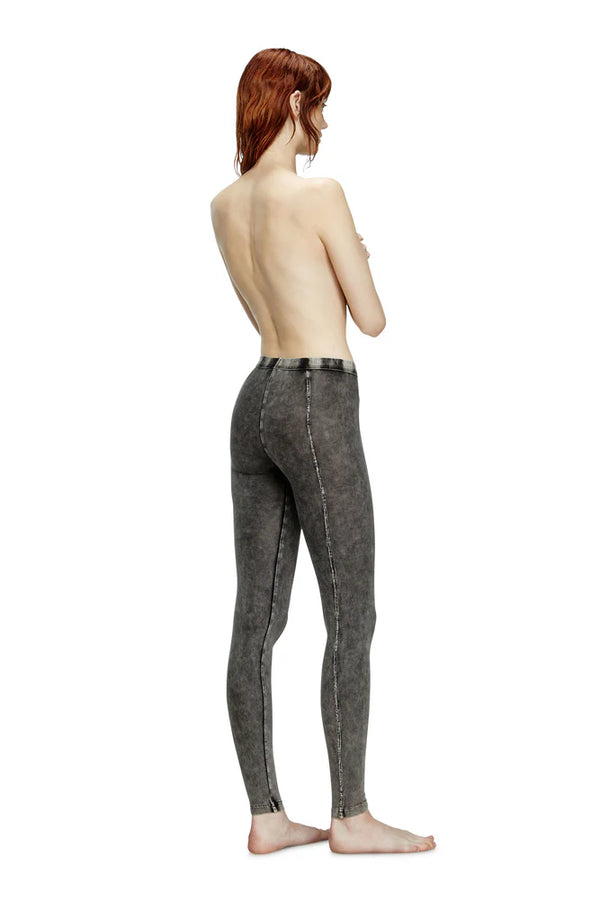 Jeggings in denim-effect jersey