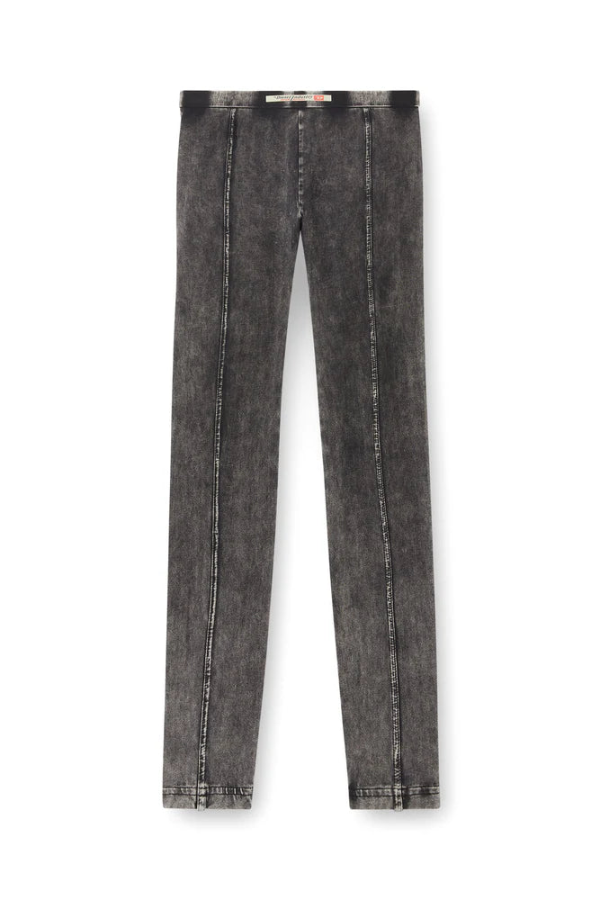 Jeggings in denim-effect jersey
