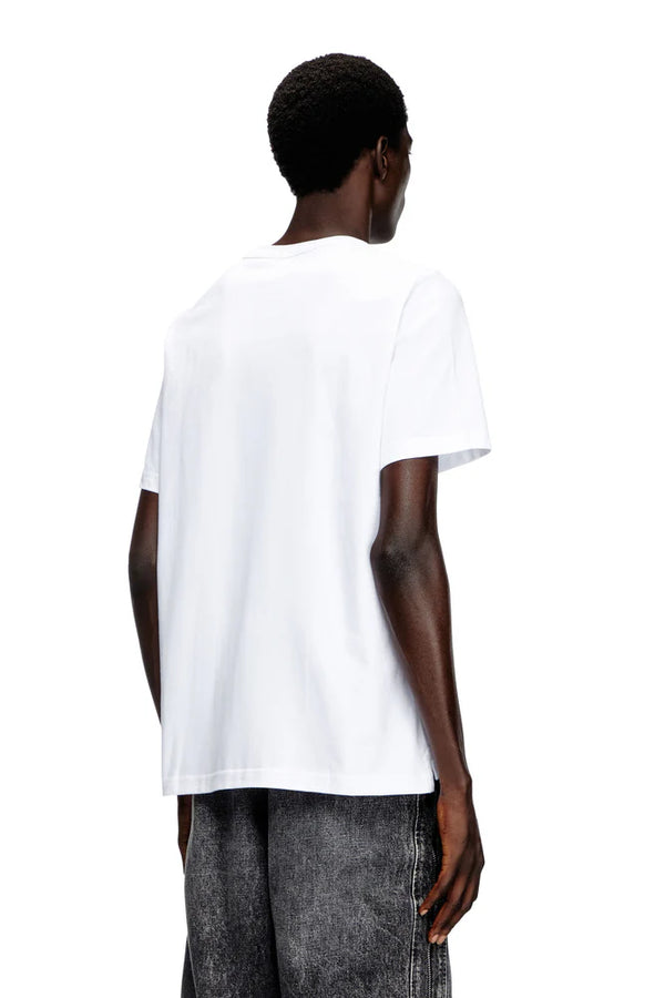 T-shirt with metallic Oval D