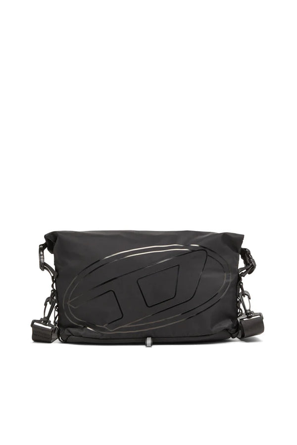 Drape-Nylon crossbody bag with Oval D print