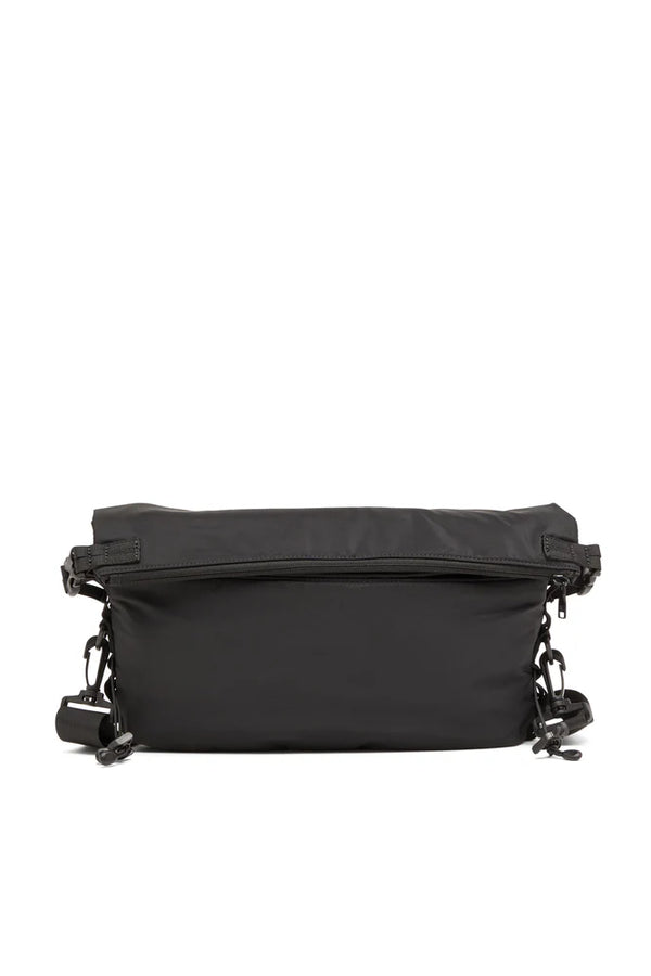 Drape-Nylon crossbody bag with Oval D print