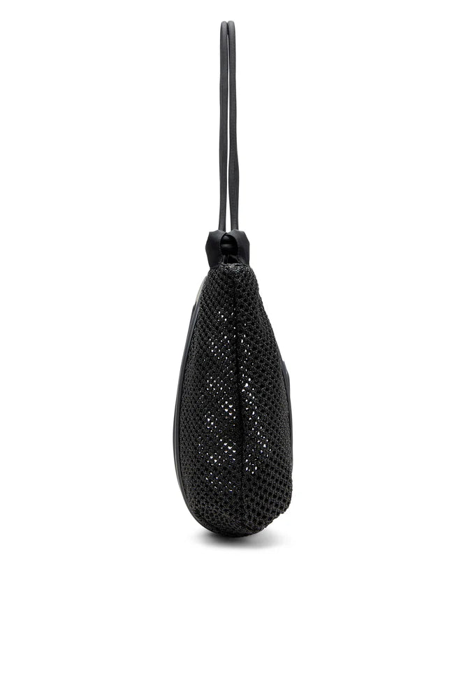 Cage-D-Raffia-effect mesh tote bag