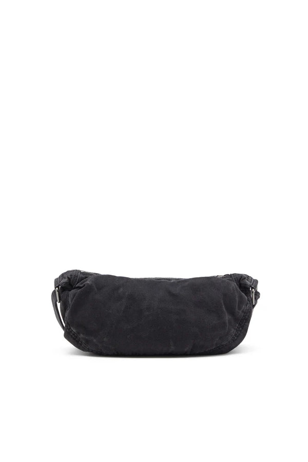 Rave-Small crossbody bag in faded denim