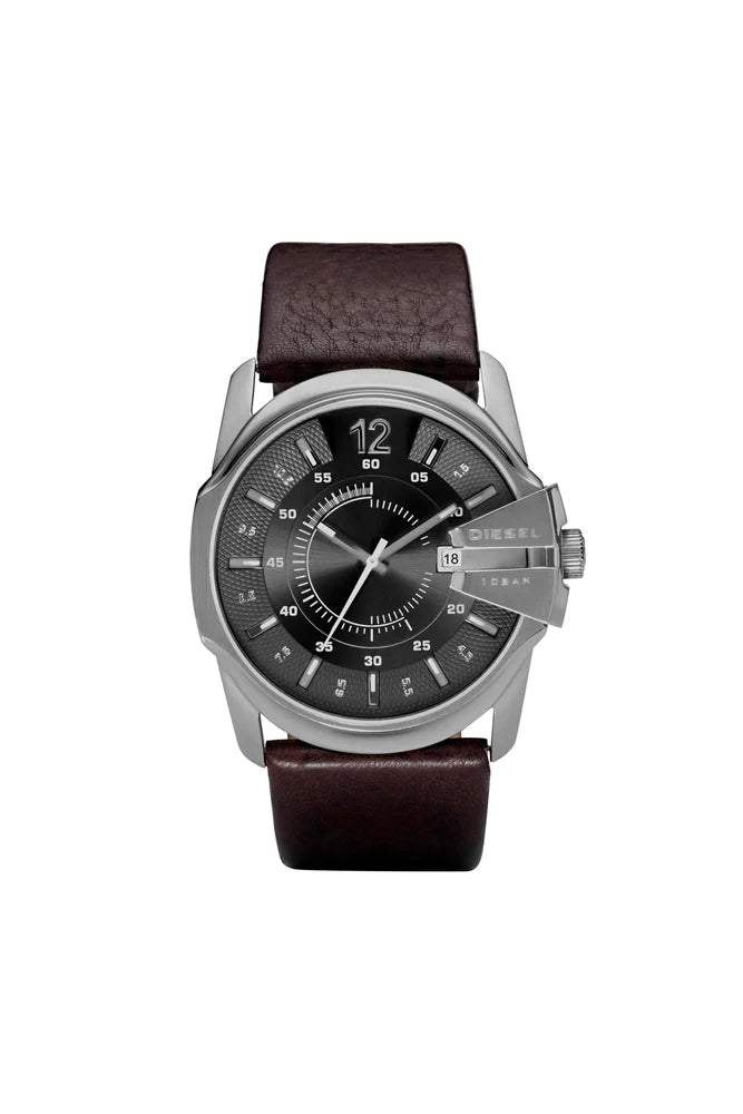 Mega Chief brown leather watch