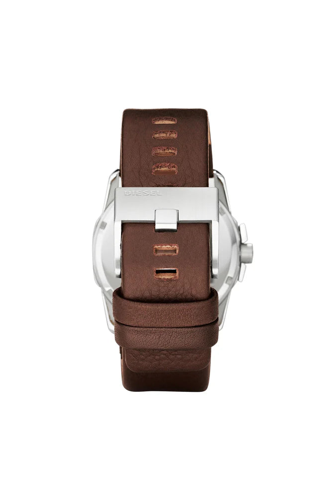 Mega Chief brown leather watch