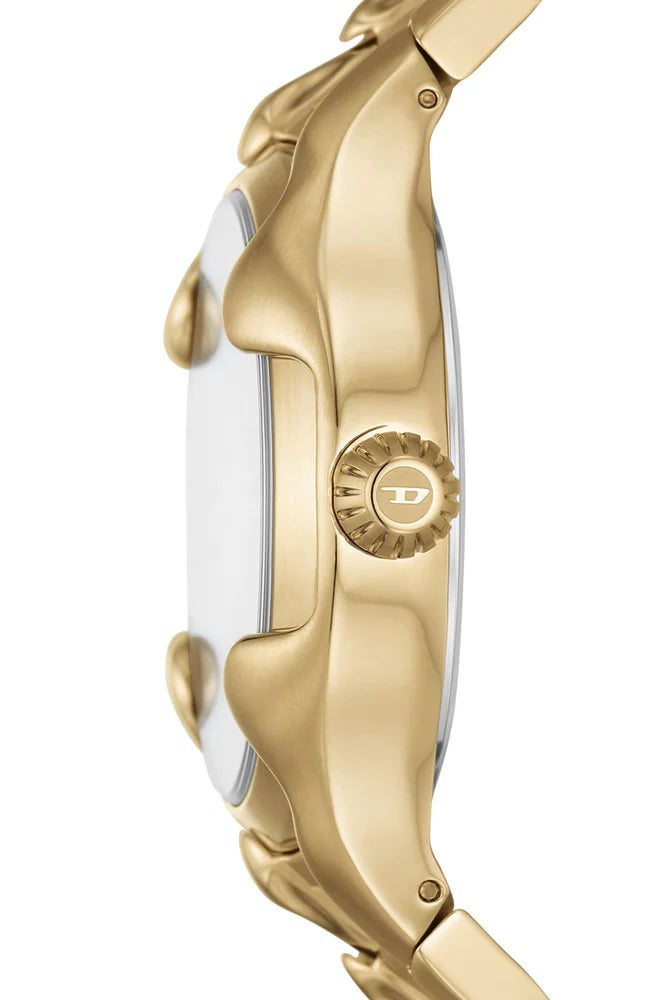 Vert Three-Hand Date Gold-Tone Stainless Steel Watch