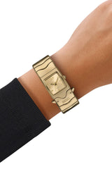 Closer stainless steel watch