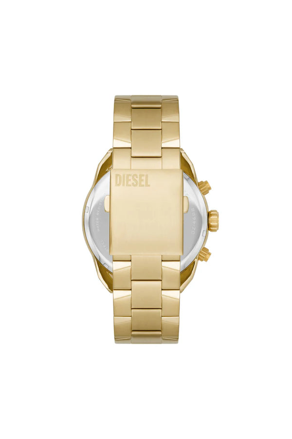 Spiked Chronograph Gold-Tone Stainless Steel Watch