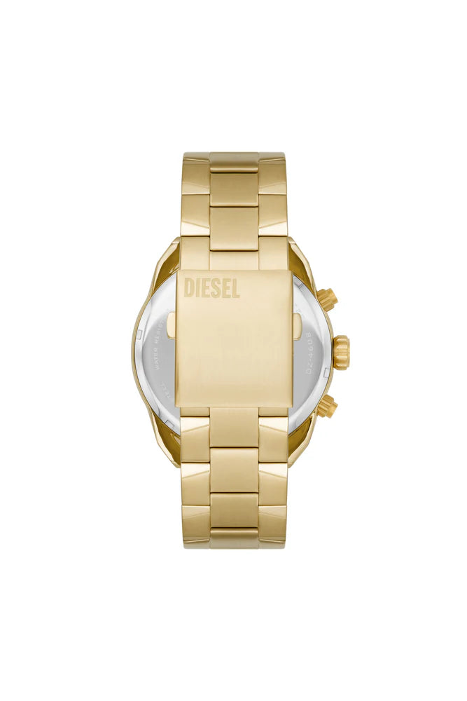 Spiked Chronograph Gold-Tone Stainless Steel Watch
