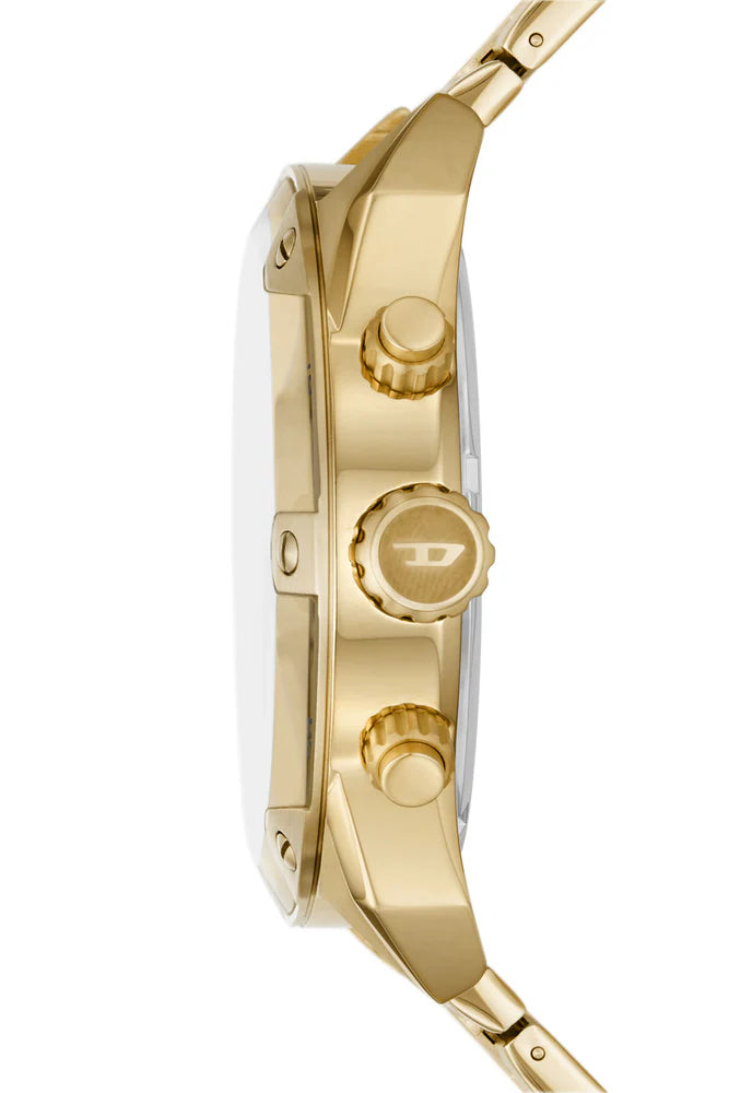 Spiked Chronograph Gold-Tone Stainless Steel Watch