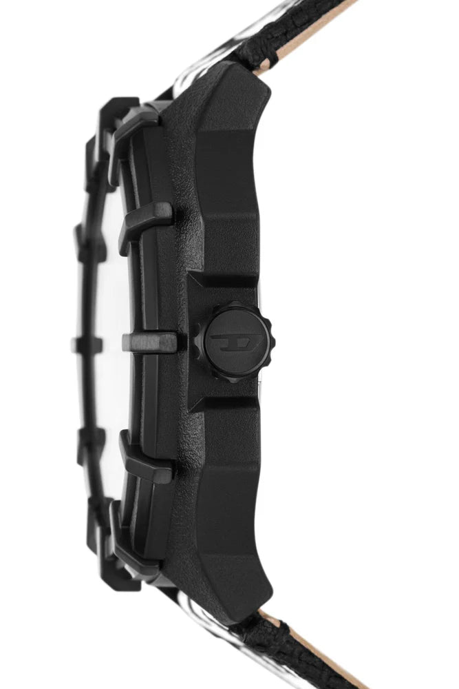 Framed solar-powered black rpet watch