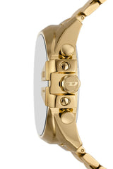 Mega Chief chronograph gold-tone stainless steel watch