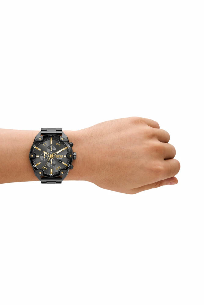 Spiked Two-Tone Stainless Steel Watch