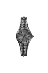 Vert three-hand gunmetal stainless steel watch