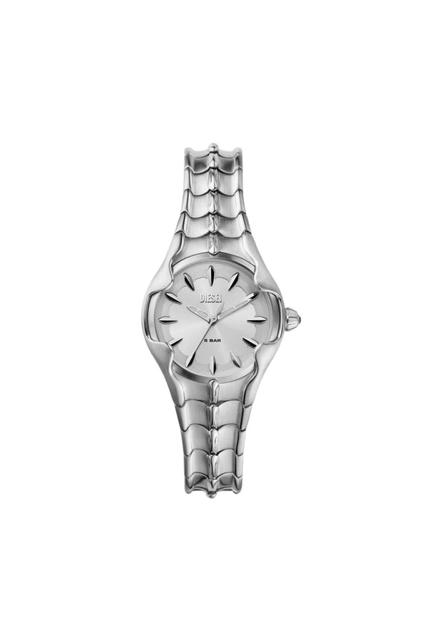 Vert three-hand stainless steel watch