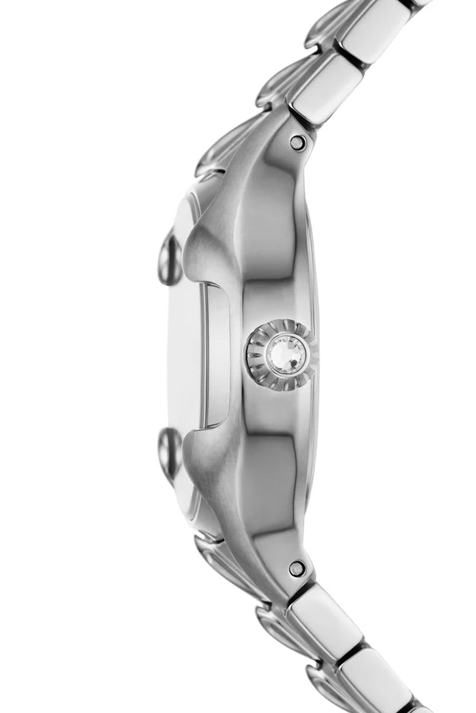 Vert three-hand stainless steel watch