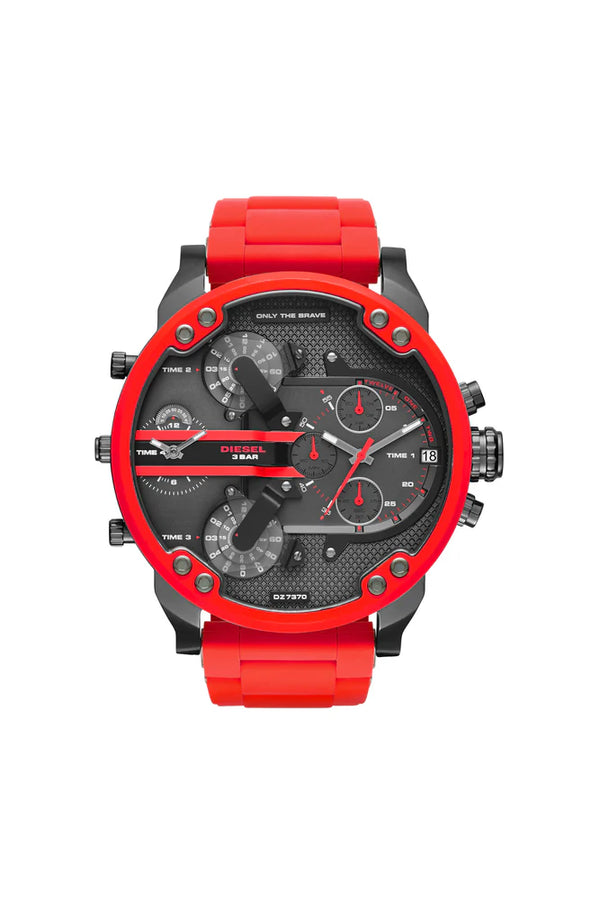 Mr. Daddy 2.0 red metal watch, 55 mm