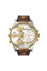 Mr. Daddy 2.0 chronograph brown leather watch