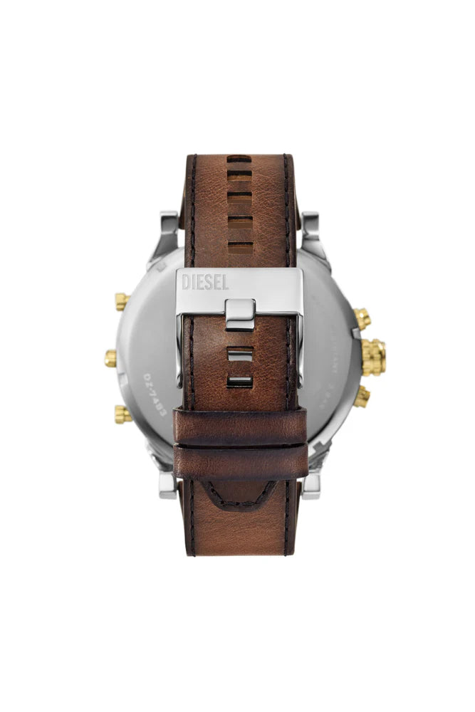 Mr. Daddy 2.0 chronograph brown leather watch