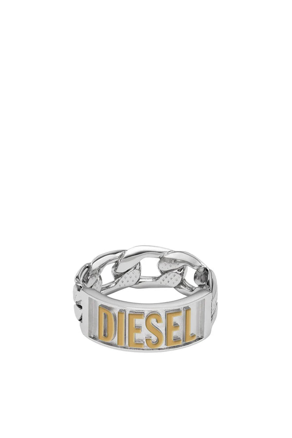 Two-Tone Stainless Steel Band Ring