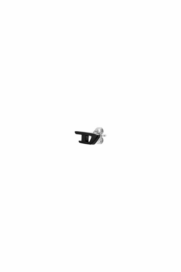 Men's Black Stainless Steel Stud Earring