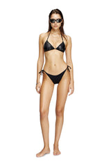 Bikini top with cut-off Diesel logo