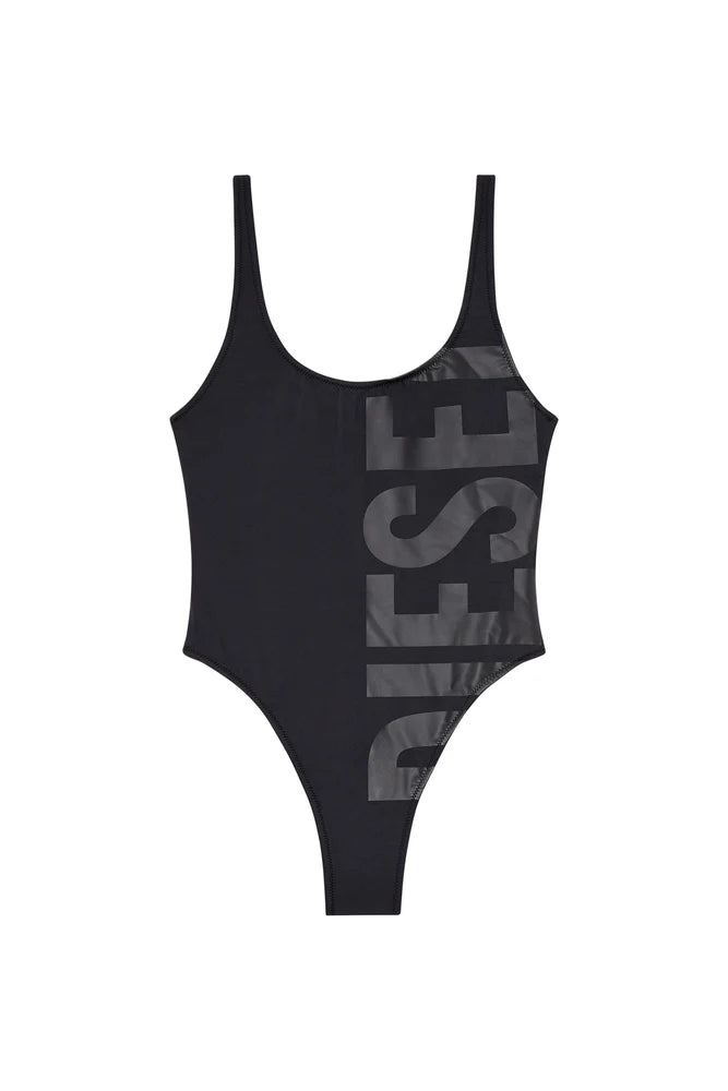 Swimsuit with maxi Diesel print