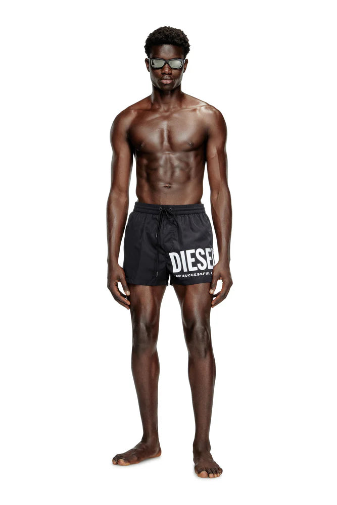 Swim shorts with logo print