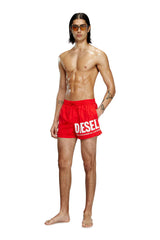 Swim shorts with logo print
