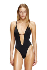 Deep V swimming costume
