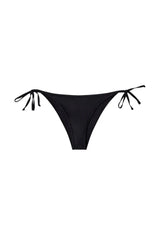 Tie-side bikini bottoms with logo back