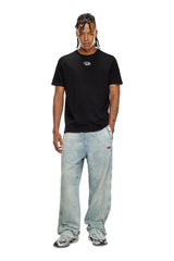 T-shirt with metallic Oval D