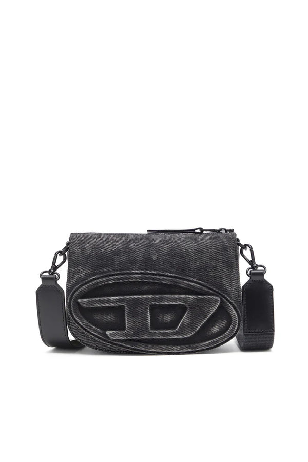1DR-Camera bag in stonewashed denim