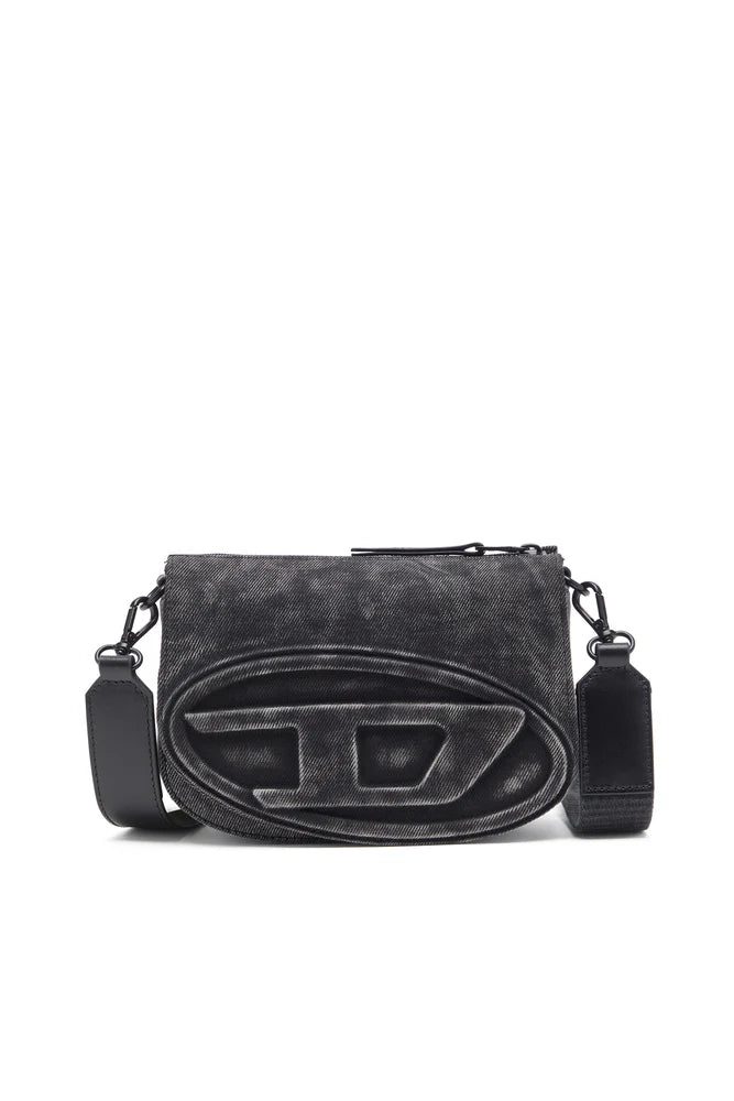 1DR-Camera bag in stonewashed denim