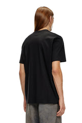 T-shirt with oval D patch