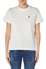 T-shirt with water-drop logo detail