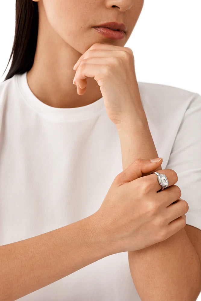 Stainless steel signet ring