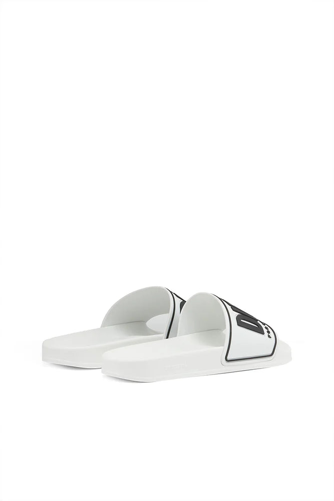 Sa-Mayemi-Rubber slides with embossed logo