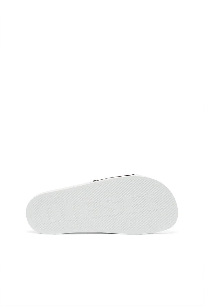 Sa-Mayemi-Rubber slides with embossed logo