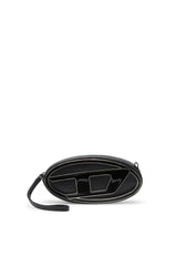1DR-Pouch - Small leather crossbody with logo plaque
