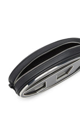 1DR-Pouch - Small leather crossbody with logo plaque