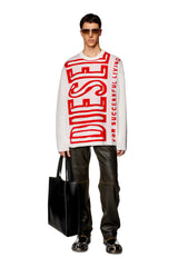 Wool jumper with peel-off Super Logo