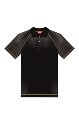 Polo shirt with sun-faded effects