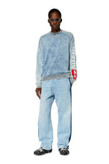 Jumper in indigo cotton
