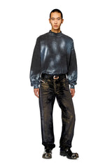 Faded metallic sweatshirt