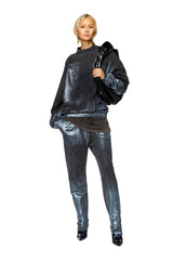 Faded metallic sweatshirt