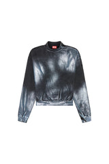 Faded metallic sweatshirt